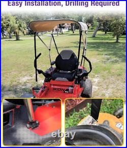60 x 36 Sun Shade Canopy for Zero Turn Lawn Mower Block UV Heat Ray Glare Rain