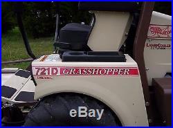721D Grasshopper Mower 72 inch deck Kubota Diesel zero turn mower