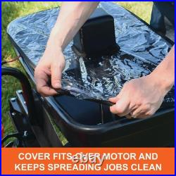 Agri-Fab 45-0627 Zero Turn Mower Electric Spreader, 125 lb Hopper Black