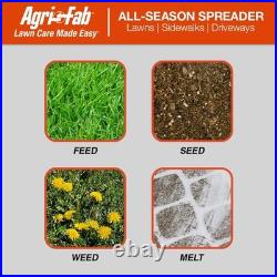 Agri-Fab 45-0627 Zero Turn Mower Electric Spreader, 125 lb Hopper Black