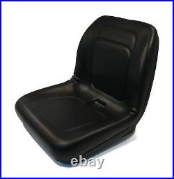 Black High Back Seat for Allis Chalmers 24HP 130 & Husqvarna GTH2254XP Lawnmower