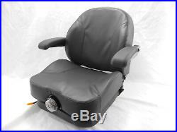 Black Ultra Ride Suspension Seat I3m Fits Gravely, Cub Zero Turn Mowers #i3mb