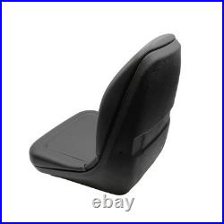 Black Vinyl Seat Fits Exmark Replaces 1-513147