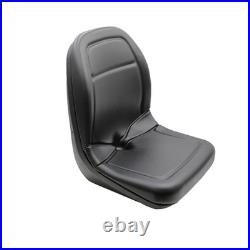 Black Vinyl Seat Fits Ferris Replaces 00367800