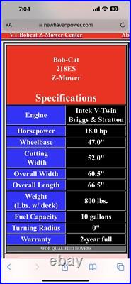 Bobcat Textron Zero Turn Riding Mower