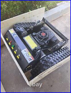 Brand new zero turn remote control mower with tracks