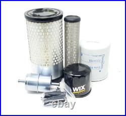 CFKIT Maint Filter Kit for Kubota ZG227 Zero-Turn Mower withKGZ770-E2 Eng