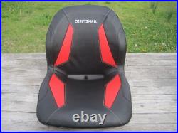 CRAFTSMAN ZERO TURN LAWN MOWER HIGH BACK SEAT 757-06089 With DRAIN HOLE BLEM