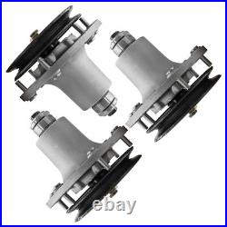 Caltric 116-3344 116-0675 116-3341 Spindles with 6.50 Pulley for Exmark 52 in