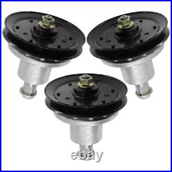 Caltric 1-634972 1634972 Deck Spindle withPulley for Exmark 52 60 72 Qty 3