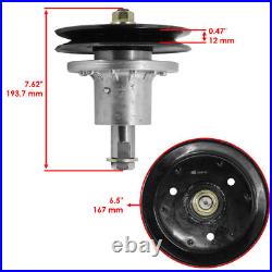 Caltric 1-634972 1634972 Deck Spindle withPulley for Exmark 52 60 72 Qty 3