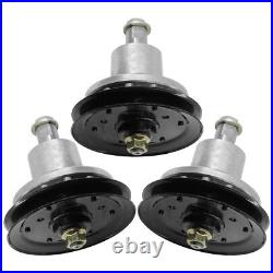Caltric 1-634972 1634972 Deck Spindle withPulley for Exmark 52 60 72 Qty 3