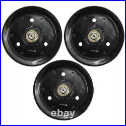 Caltric 1-634972 1634972 Deck Spindle withPulley for Exmark 52 60 72 Qty 3