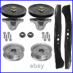 Caltric Spindle Assembly withPulley Blade For Troy-Bilt Z 46 46 Zero-Turn Mower Caltric Spindle Assembly withPulley Blade For Troy-Bilt Z 46 46 Zero-Turn Mower