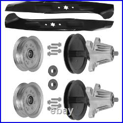 Caltric Spindle Assembly withPulley Blade For Troy-Bilt Z 46 46 Zero-Turn Mower Caltric Spindle Assembly withPulley Blade For Troy-Bilt Z 46 46 Zero-Turn Mower