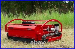 Commercial Remote Controlled Track Mower 51 Cutting Deck For Steep Hill / Slope