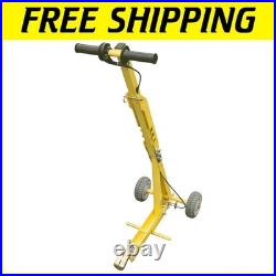 Compact 800 Pound Mower Lift with Twist Handle Safe Maintenance Solution