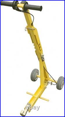 Compact 800 Pound Mower Lift with Twist Handle Safe Maintenance Solution