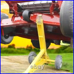 Compact 800 Pound Mower Lift with Twist Handle Safe Maintenance Solution