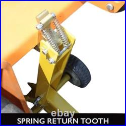 Compact 800 Pound Mower Lift with Twist Handle Safe Maintenance Solution