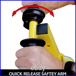 Compact 800 Pound Mower Lift with Twist Handle Safe Maintenance Solution