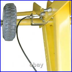 Compact 800 Pound Mower Lift with Twist Handle Safe Maintenance Solution