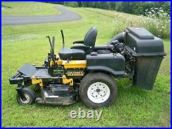 Cub Cadet M48 Tank Commercial Grade Zero Turn Mower w Bagging System and Trailer