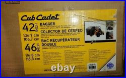 Cub Cadet Orig Equip 42 / 46 Double Bagger For Zero Turn Mower (Pick Up Only)