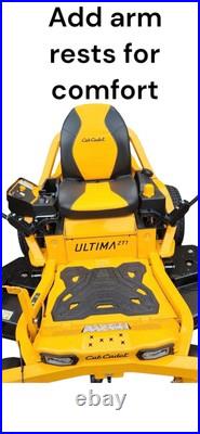 Cub Cadet Seat Zero Turn Mower Ultima ZT 1 ZT2 Armrest Slides Yellow BLEMISHED Cub Cadet Seat Zero Turn Mower Ultima ZT 1 ZT2 Armrest Slides Yellow BLEMISHED