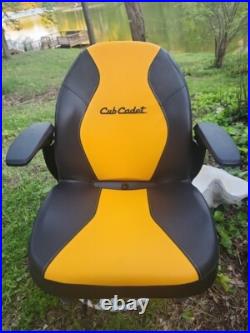 Cub Cadet Seat Zero Turn Mower Ultima ZT 1 ZT2 Armrest Slides Yellow Black USA