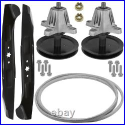 Deck Spindle Pulley Blade Belt Kit For Cub Cadet RZT RZT-LX 46 Zero-Turn Mower Deck Spindle Pulley Blade Belt Kit For Cub Cadet RZT RZT-LX 46 Zero-Turn Mower