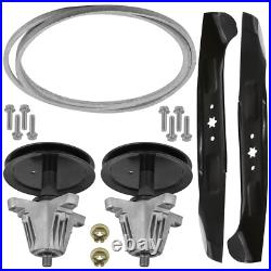 Deck Spindle Pulley Blade Belt Kit For Cub Cadet RZT RZT-LX 46 Zero-Turn Mower Deck Spindle Pulley Blade Belt Kit For Cub Cadet RZT RZT-LX 46 Zero-Turn Mower