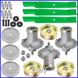 Deck Spindle Pulley & Blade For Dixon Ram Ultra 61 RZT 61x Zero-Turn Mower 61