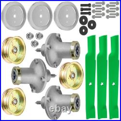 Deck Spindle Pulley & Blade For Dixon Ram Ultra 61 RZT 61x Zero-Turn Mower 61