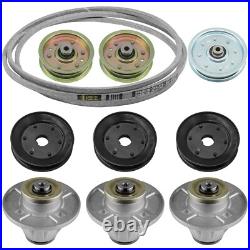Deck Spindle with Pulley & Belt for Ariens 915501 01593700 61527600 61543800 52