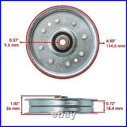 Deck Spindle with Pulley & Belt for Ariens 915501 01593700 61527600 61543800 52