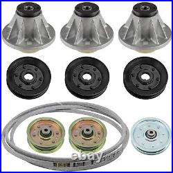 Deck Spindle with Pulley & Belt for Ariens 915501 01593700 61527600 61543800 52