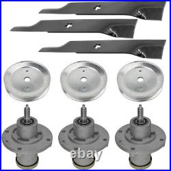 Deck Spindle with Pulley & Blade For Dixon RAM 48 CE ZT Zero-Turn Mower 48 Deck Spindle with Pulley & Blade For Dixon RAM 48 CE ZT Zero-Turn Mower 48
