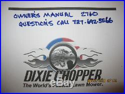 Dixie Chopper 2760 60 Zero Turn Mower 27 HP Kawasaki 2016