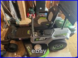 EGO POWER+ 52 Inch Z6 Zero Turn Riding Lawn Mower Kit with 6 Batteries+Charger