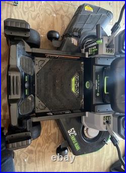 EGO POWER+ 52 Inch Z6 Zero Turn Riding Lawn Mower Kit with 6 Batteries+Charger