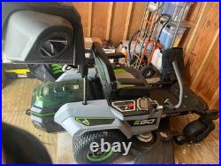 EGO POWER+ 52 Inch Z6 Zero Turn Riding Lawn Mower Kit with 6 Batteries+Charger