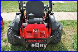Excellent low houred Gravely 260 zero turn riding lawn mower, 27hp Kawasaki