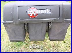 Exmark Lazer Z Zero Turn 60 inch Mower w Ultra Vac Collection System w Striper