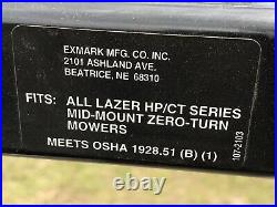 Exmark Zero Turn Mower OEM (Roll Bar Only) with Hardware
