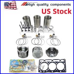 For Kubota D1305 Engine ZD331P ZD331RP Zero Turn Mower Overhaul Rebuild Kit