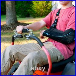 For One-Hand Operation of Zero-Turn Mowers