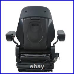 Forklift/Tractor Suspension Replacement Seat withAdjustable Armrest. Black. TSKL10 Forklift/Tractor Suspension Replacement Seat withAdjustable Armrest. Black. TSKL10