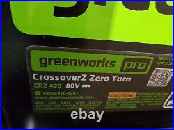 GREENWORKS 80V 42 CrossoverZ Ride-On Zero Turn Mower CRZ428 Broken PTO Switch