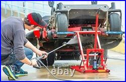 Garden Lawn Mower Lift Repair Jack Tractor ATV Hydraulic Blades Zero Turn Safety